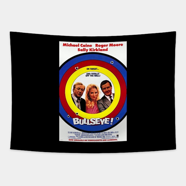 Bullseye! - 1990 cult action comedy movie poster Tapestry by caseofstyle