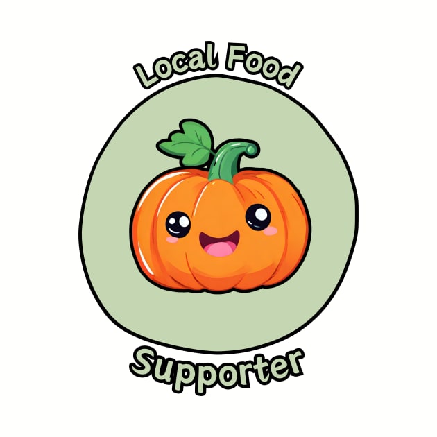 Local Food Supporter - Pumpkin by Craftix Design