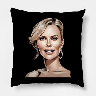 Charlize Theron Pillow