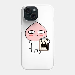 Apeach To Do List | Time to Get Stuff Done Phone Case