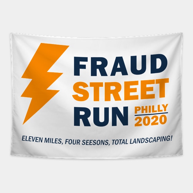 Fraud Street Run 2020 Tapestry by valentinahramov