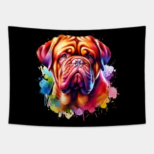 Watercolor Dogue De Bordeaux Tapestry