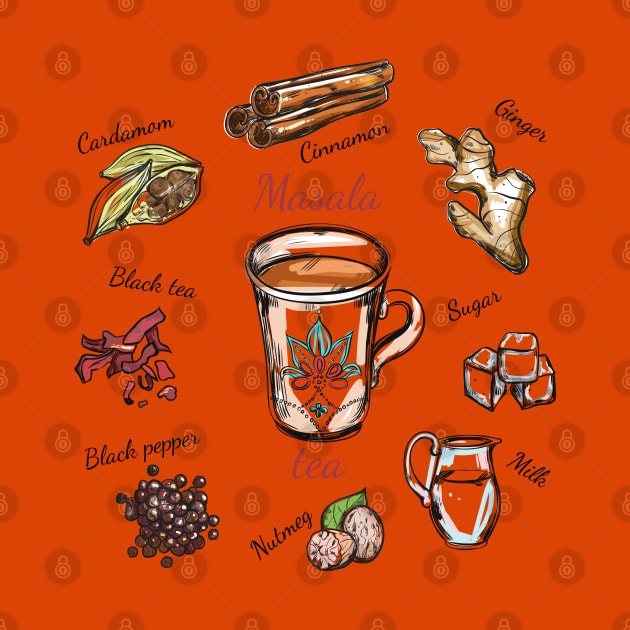 Masala Tea by Mako Design 