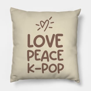 Love Peace KPOP Pillow