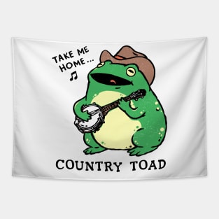 Country Toad Tapestry