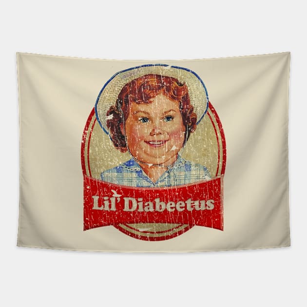 VINTAGE LIL DIABEETUS Tapestry by WongKere Store