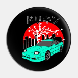 Drift King Teal 240sx Pin