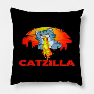 Cat zilla Pillow