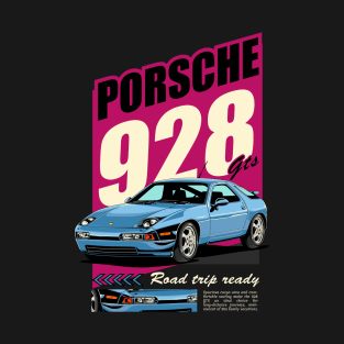 Road Trip PORSCHE 928GTS T-Shirt