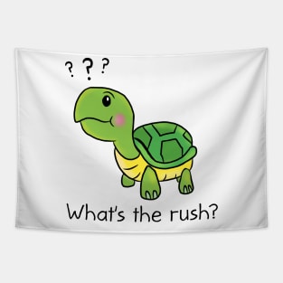 What's the Rush? Turtle Tapestry