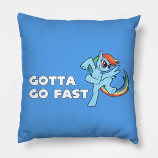 My Little Pony - Rainbow Dash - Gotta Go Fast Pillow