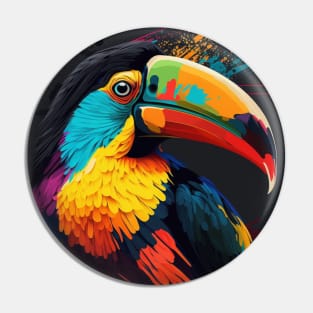 Pop Art Toucan Pin