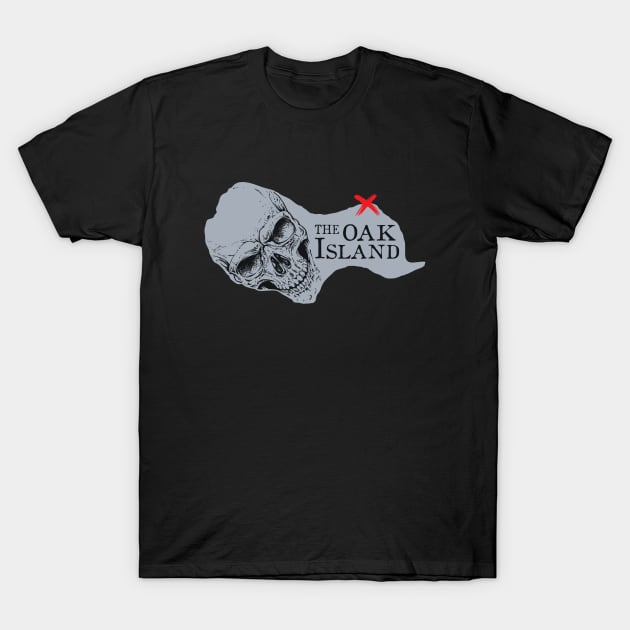 Oak Island T-Shirt Treasures Mystery Skull Nova Scotia Oak Island T-Shirt Treasures Mystery Skull Nova Scotia