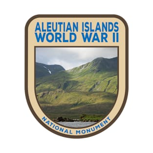 Aleutian Islands World War II National Monument photo shield T-Shirt