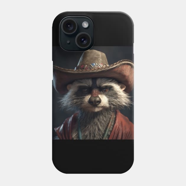 Somber raccoon Phone Case by sarcasticfurrybear