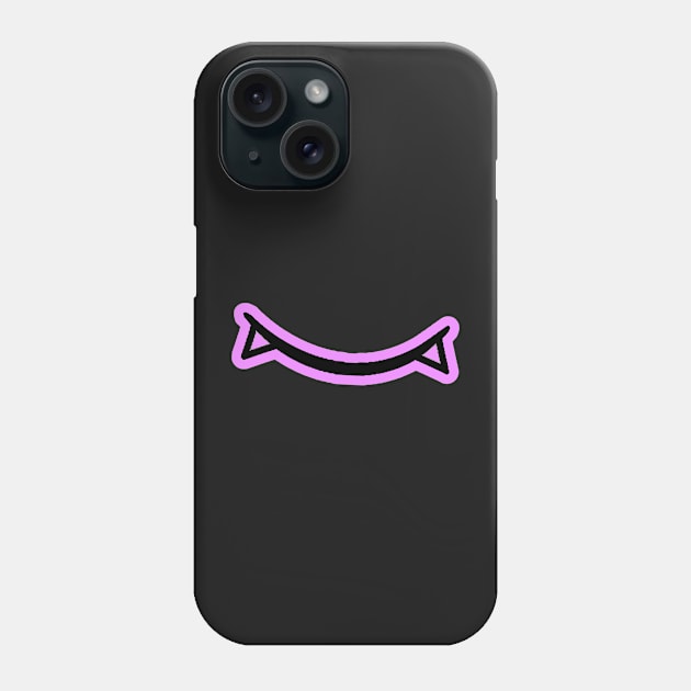 Cute Vamp Smile (pink) Phone Case by Student-Made