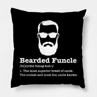 Bearded Funcle Pillow