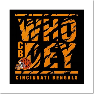 NFL Cincinnati Bengals - S. Preston Mascot Who Dey 20 Wall Poster