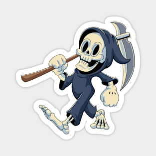 Funny Grim Reaper Magnet