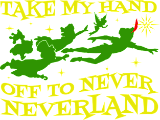 Take My Hand Neverland Magnet