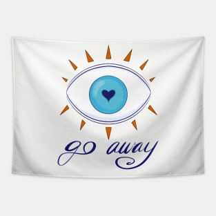 Go Away - Evil Eye Tapestry