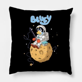 bluey moon Pillow