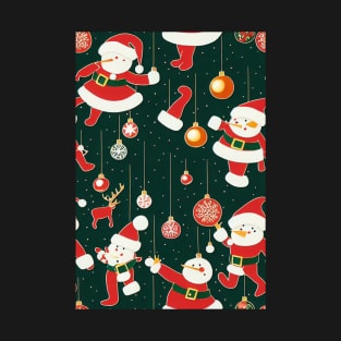 Christmas Seamless Pattern, Christmas Decorations #27 T-Shirt