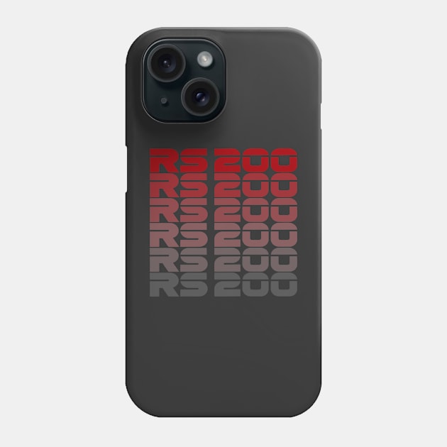 FORD RS200 - logo/badge Phone Case by Throwback Motors