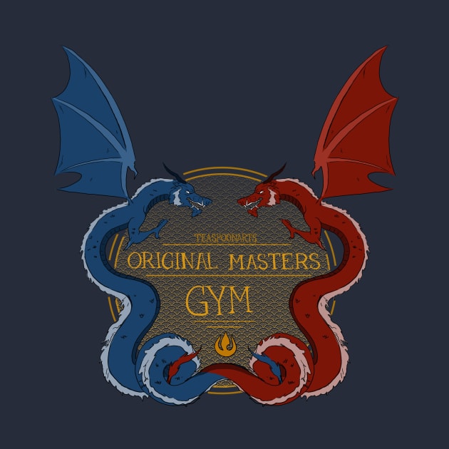 Original Masters Gym - Fire by Teaspoonarts