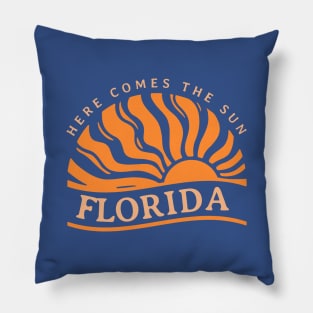 Here Comes The Sun / Florida Apparel Pillow