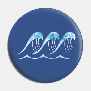 Blue Atlantic Ocean Waves Pin