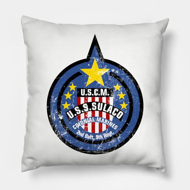 USS Sulaco Pillow by synaptyx