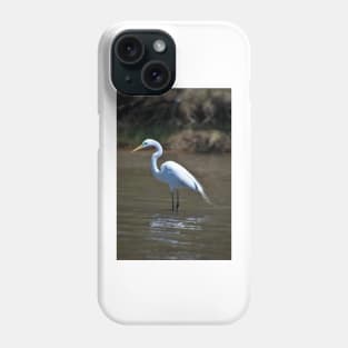 Green eyed Egret Phone Case