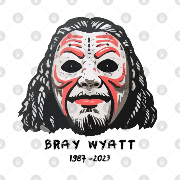 bray wyatt 1987 - 2023 by Moulezitouna