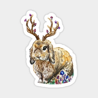 Jackalope Bunny Magnet