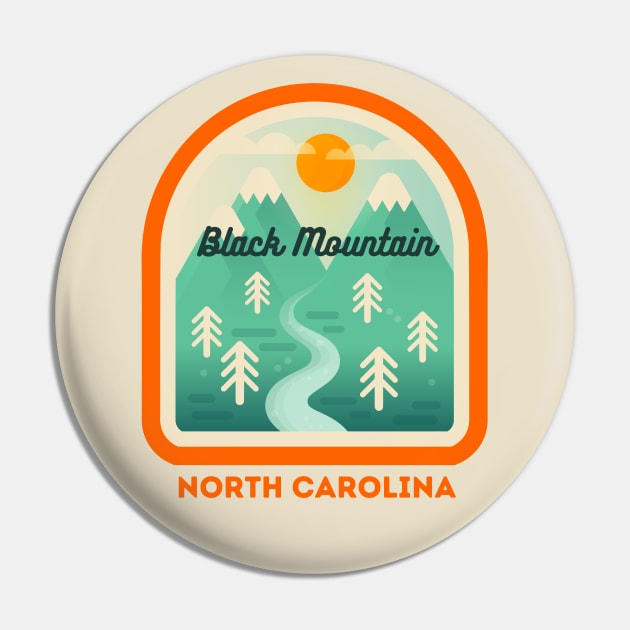 Black Mountain North Carolina NC Tourist Souvenir Pin by carolinafound