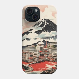 Nagasaki Japan Travel Vintage Tourism Poster Phone Case