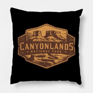 Canyonlands National Park Retro Elegance Pillow