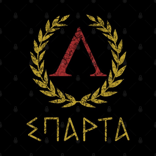 SPARTA IN GREEK by bumblethebee