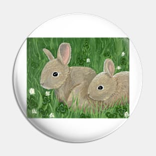 Baby Bunnies Pin