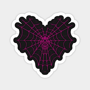 Spider Web Heart V18 Magnet