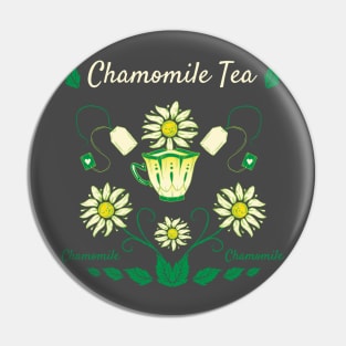 Chamomile herbal tea Pin