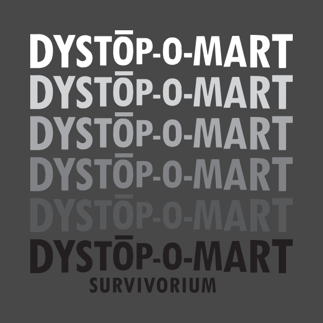 Dystopomart Survivorium Repeating Logo by DYSTOP-O-MART