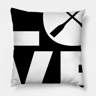 Love Rowing Gift For Rowers Pillow