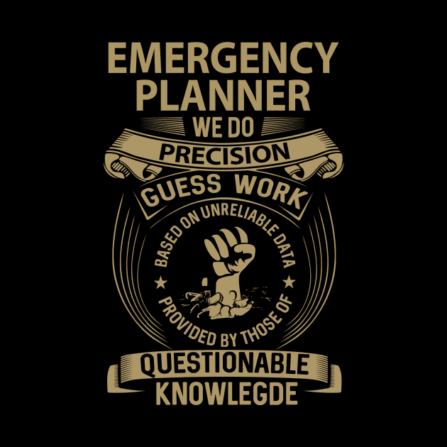 Emergency Planner - We Do Precision by Dark Holiday