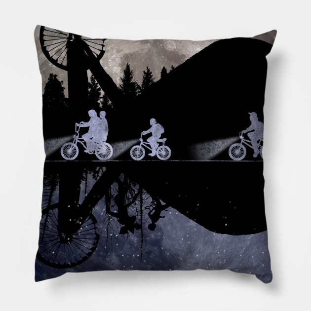 A Stranger Town called Midsomer Norton Pillow by Made In Norton