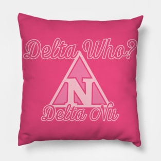 Delta Who Pillow