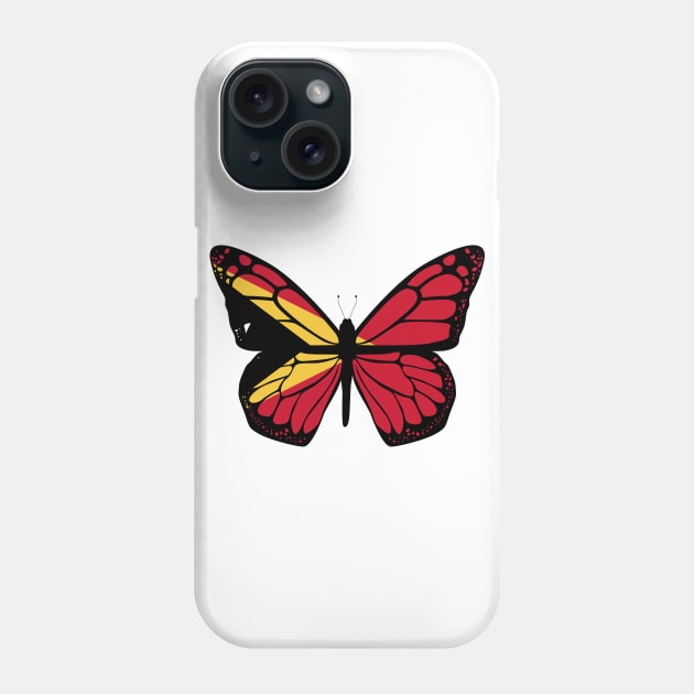 East Timor Flag Butterfly Phone Case by BramCrye