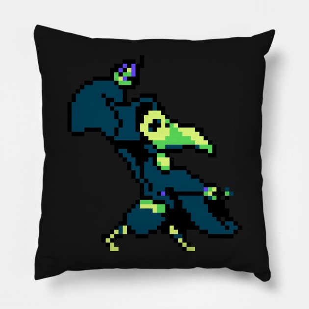 Plague Knight 2.0 Pillow by TheMeowstache