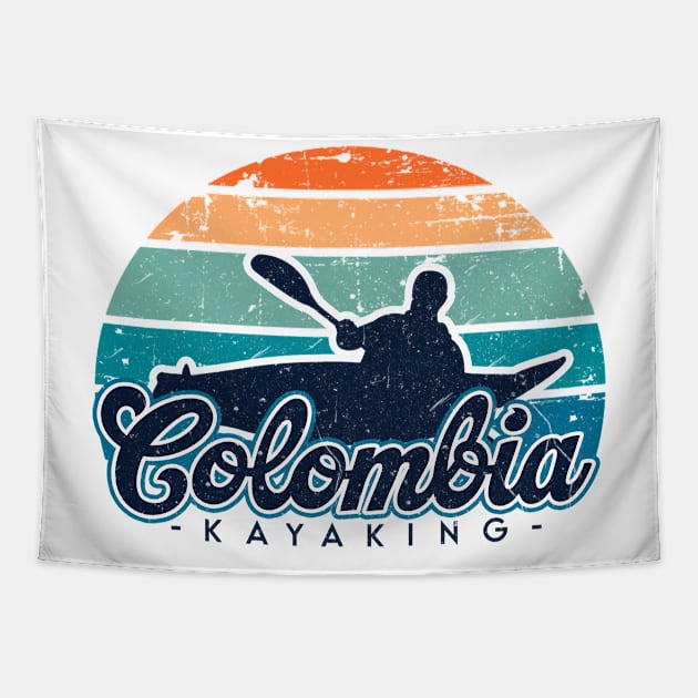 Colombia kayaking. Perfect present for mom mother dad father friend him or her Tapestry by SerenityByAlex